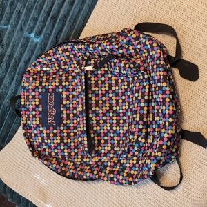 Jansport Colorful Polka Dot Backpack